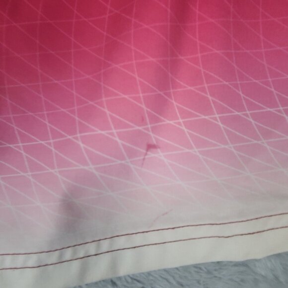 OP Flex 4 Way Stretch  Mens Swim Trunks Size 34 Red Multicolor Board Shorts - Picture 10 of 11